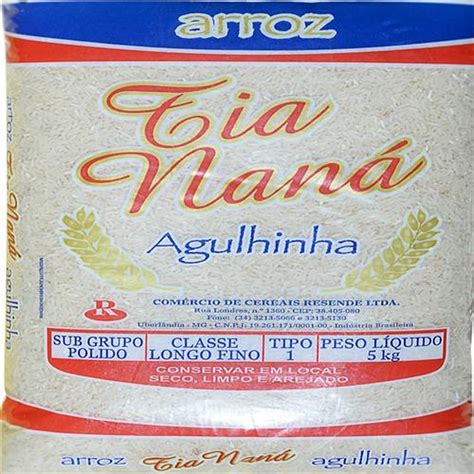 Tia naná arroz branco tipo 1 agulhinha (1kg)